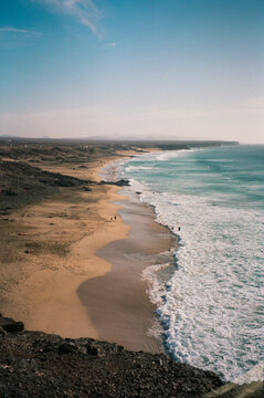 El Cotillo Beach Aerial View in Fuerteventura