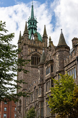 Obraz premium Assembly Buildings Conference Centre and Presbyterian Church in Belfast city center, Northern Ireland, UK