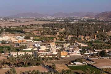 Fototapeta na wymiar Aerial view of Najran, Saudi Arabia