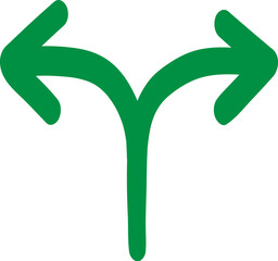 손으로 그린 화살표 아이콘 픽토그램