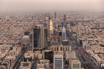 Aerial view of Riyadh, capital of Saudi Arabia - 759315210