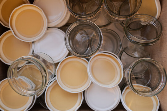 Box of mason jars