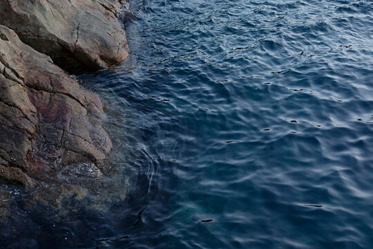 Peaceful deep ocean water