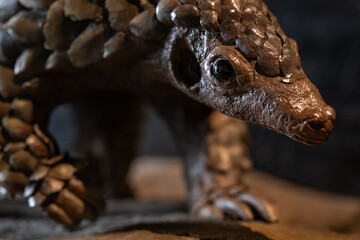 Artificial figurine of a nutcracker animal.