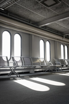 Chairs at an airport