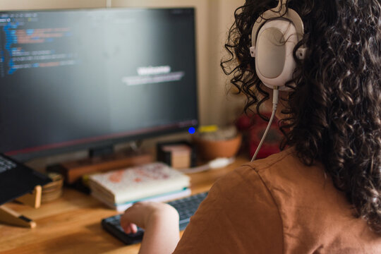 Woman coder