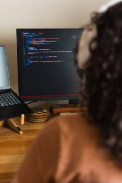 Geek, smart woman in STEM
