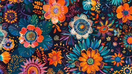 Fototapeta premium illustration of a bohemian style generative ai