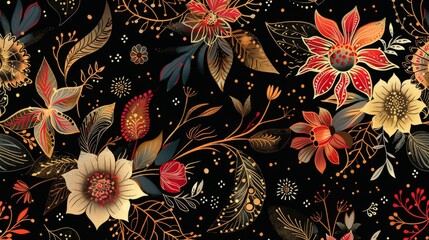 illustration of a bohemian style generative ai