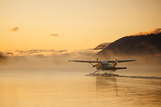 Taxiing Seaplane