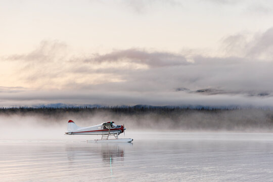 Seaplane on a Remote Lake