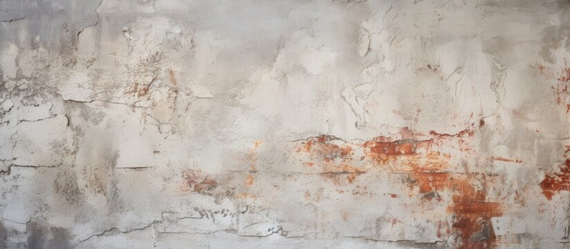 Stucco wall with aged painted cement texture