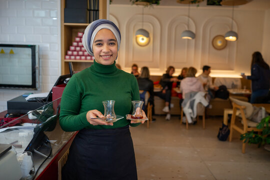 Muslim Waitress 