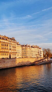 Golden hour in Paris