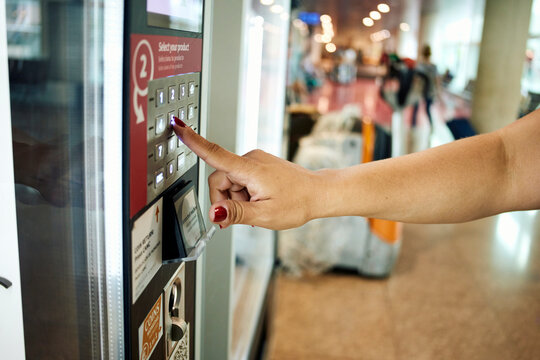 Use of a vending machine