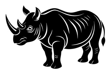 rhinoceros vector illustration