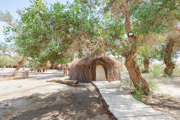 Luobu village in Yuli, Xinjiang, China