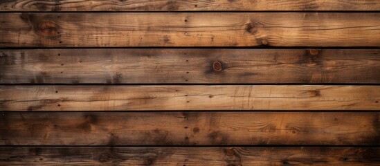 Naklejka premium Rustic wooden panel wall background with shadows