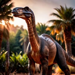 Obraz premium Brachiosaurus prehistoric animal dinosaur wildlife photography prehistoric animal dinosaur wildlife photography