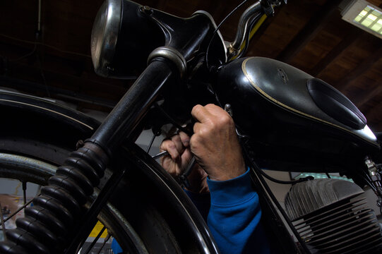 Restoration motorcycle