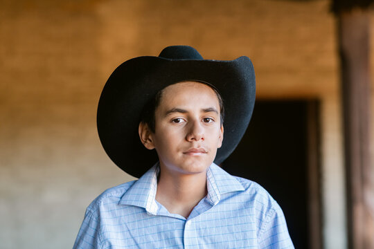 Teen Cowboy Portrait