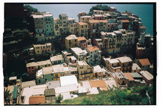 Panoramic view of Italian rRiviera Cin