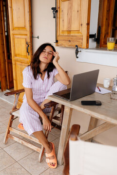 Working Morning on Vacation