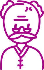 사람 남녀 학생 아빠 엄마 할머니 할아버지 일러스트