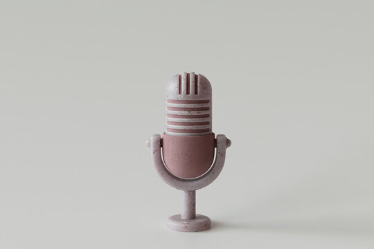 Pink microphone