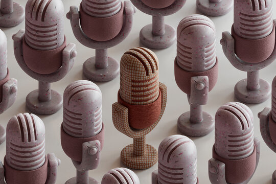 podcast micriphones: standing out