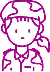 사람 직업 남자 여자 캐릭터 일러스트