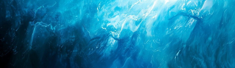 Blue Water Website Banner, Website Header - obrazy, fototapety, plakaty