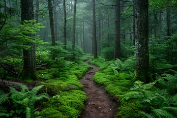Foto op Canvas footpath in the woods © Pedro Areias