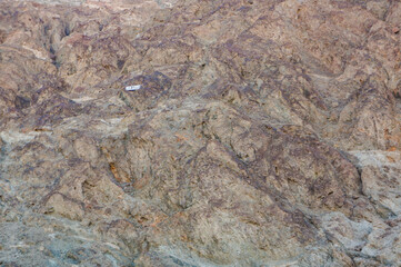 海面の高さを示した印がある場所