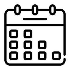 calendar line icon