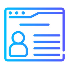 profile gradient icon