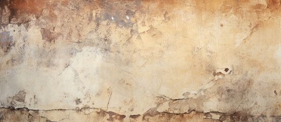 Abstract distressed wall background with texture and fissures - obrazy, fototapety, plakaty