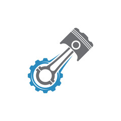 piston logo icon vector