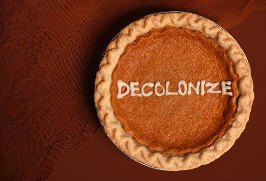 "Decolonize" Pumpkin Pie 
