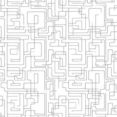 Abstract maze pattern