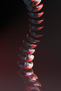 serpent shape abstract render