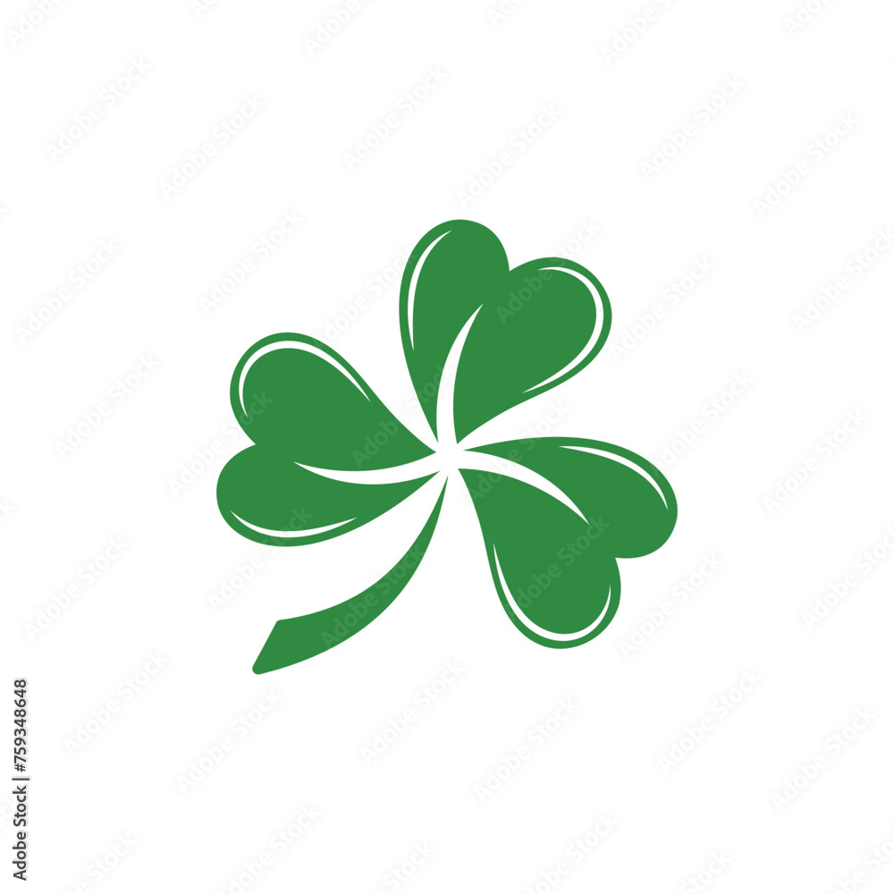 Canvas Prints clover logo icon vector