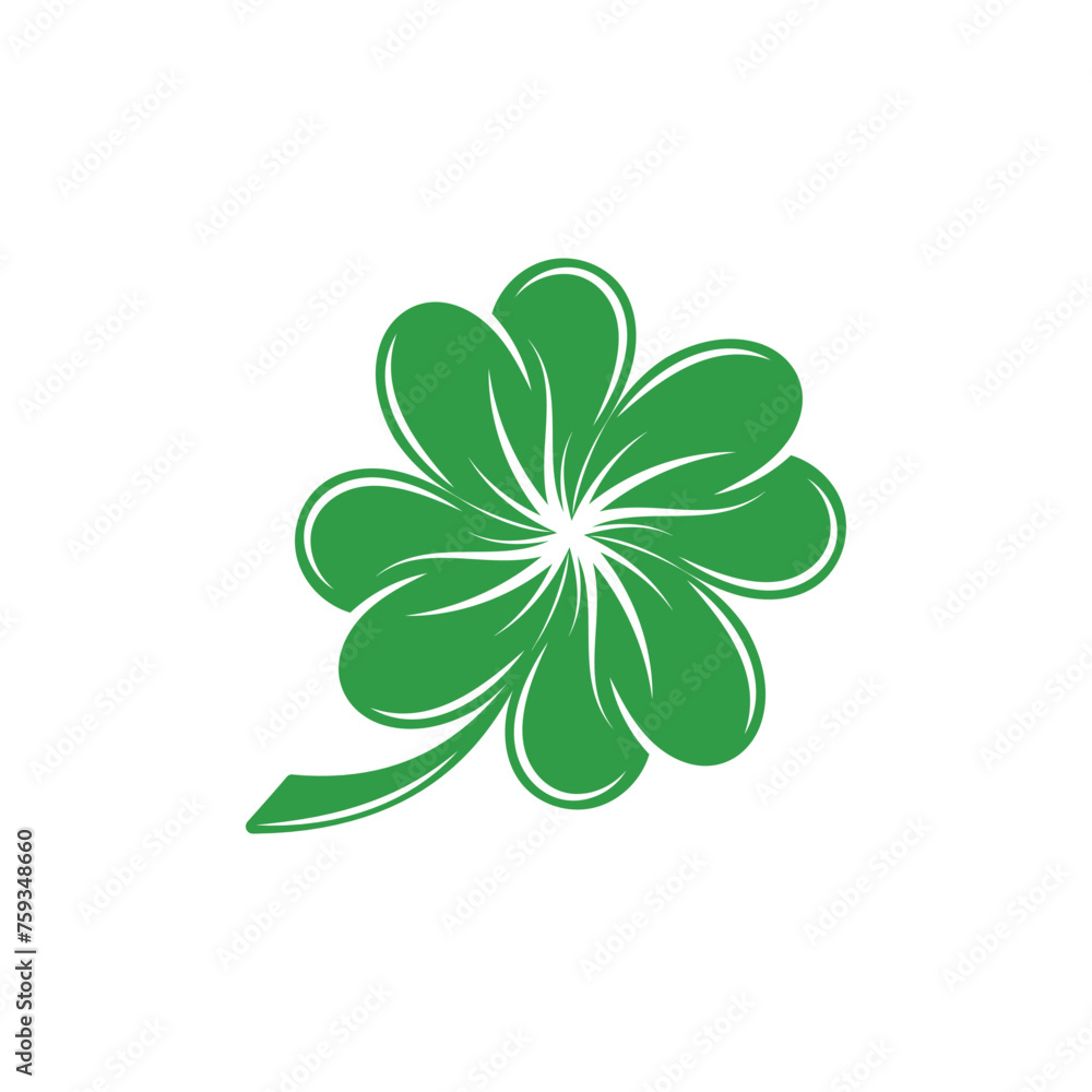 Canvas Prints clover logo icon vector