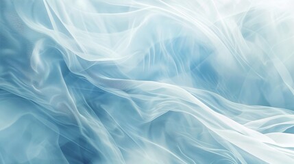 Obraz premium Abstract blue fabric waves texture
