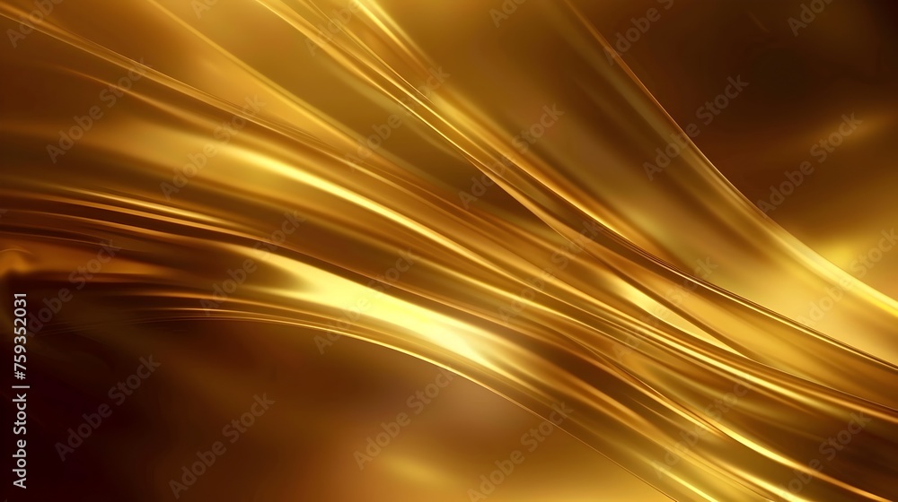 Poster luxurious gold abstract background with dynamic movement