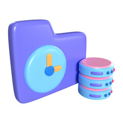 Cache 3D Illustration Icon