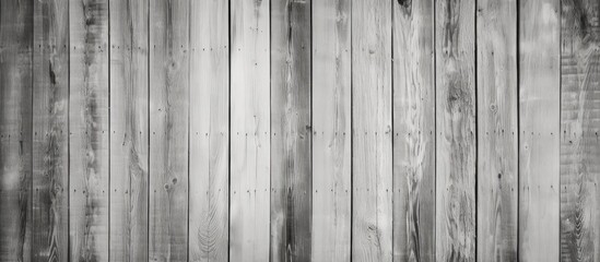 Old wooden wall in black and white for backdrop and wall decor.