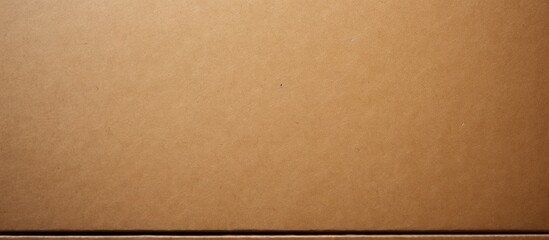 Close-up of an empty rectangular cardboard box.