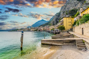 Gartenposter Limone Sul Garda, Limone GArdasee © ArtVader