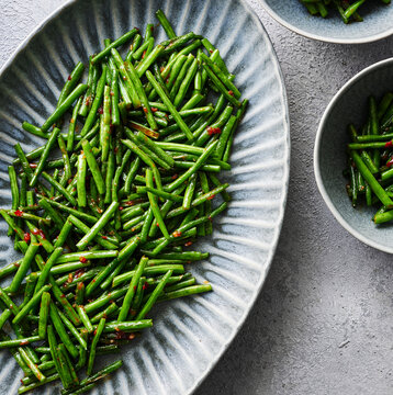 Fried string beans